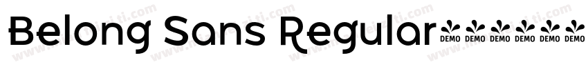Belong Sans Regular字体转换